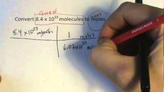 Molecules to Moles Conversion [upl. by Ylra233]