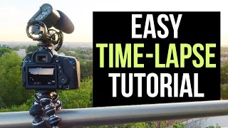 Easy TimeLapse Video Tutorial — How To Make a Timelapse Video with DSLR [upl. by Remos]