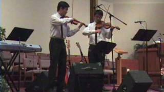 What a friend we have in Jesus  Eric amp Kenneth Chow  Violin Duet [upl. by Ttergram]