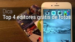 Top 4 editores de fotos grátis para iOS  Tudocelularcom [upl. by Irrak]