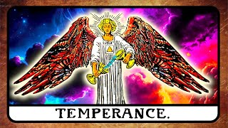 TEMPERANCE Tarot Card Explained ☆ Meaning Secrets History Reading Reversed ☆ [upl. by Oizirbaf72]