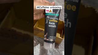 mcaffeine3716 mCaffeine skincare product unboxing 🎀 mcaffiene yt skincare [upl. by Edas]