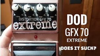 OLD PEDAL DEMO DOD GFX 70 EXTREME Metal [upl. by Glovsky]