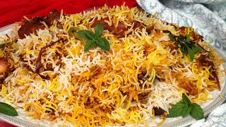 Chicken Biryani Recipe For 1 KG BASMATI Rice  Best Chicken Biryani For Dawat Eid  Any Occasion [upl. by Nnylcaj]