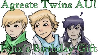 Miraculous Ladybug Comic Dub Agreste Twins AU  Félixs Birthday Gift [upl. by Rosio270]