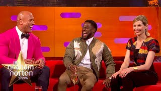 Dwayne Johnson amp Kevin Hart Lose It Over Jodie Whittakers Accent  The Graham Norton Show [upl. by Sisenej]