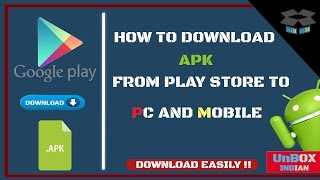 How to Download APK Files From Google Play Store to PC and Mobile Directly [upl. by Eirojam]