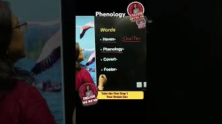 Phenology  Study of natural phenomenon  English by Jha Maam  shorts viralvideo vocabulary [upl. by Eniamret147]