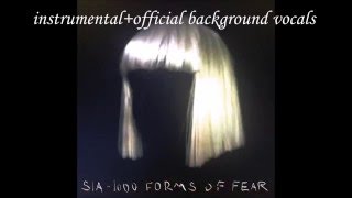 Sia  Chandelier Instrumental  Official Background Vocals  KaraokeLyrics in Subtitles [upl. by Julita]