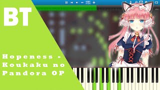 Hopeness  Koukaku no Pandora OP Piano Cover  Sheets [upl. by Edaj]