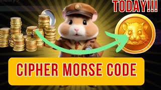 Hamster Kombat Daily Cipher Morse Code  20062024  Claim 1000000 Coins Task Reward [upl. by Innavoig760]