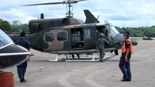 SAREX 2013 Bell212 Royal Thai Army Arrival  กองบิน 23 อุดรธานี [upl. by Lentha]