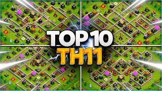 New Best Th11 base link WarFarming Base Top10 With Link in Clash of Clans  th11 war base 2024 [upl. by Hilde]