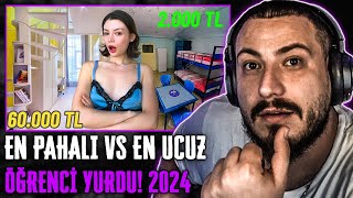 ATABERK DOĞAN EN PAHALI VS EN UCUZ ÖĞRENCİ YURDU 2024 İZLİYOR [upl. by Imit]