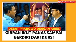 Reaksi Tak Terduga GIBRAN Ikut Panas Saat PRABOWO amp ANIES Debat Soal Putusan MK [upl. by Pepin]