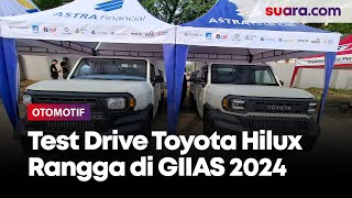 Mencoba Langsung Toyota Hilux Rangga di GIIAS 2024 [upl. by Anan]