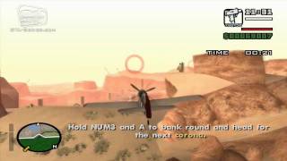 GTA San Andreas  Walkthrough  Pilot School 3  Circle Airstrip HD [upl. by Grondin312]