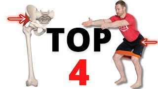 Top 4 Hip Strength amp Stability Exercises NO MORE HIP PAIN [upl. by Eltsirc]