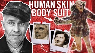 ED GEIN aka LEATHERFACE  House of Horrors  Furniture Made Out Of Bones  Human Skin Body Suit [upl. by Arodnap373]