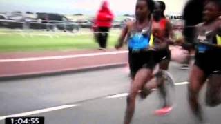 Tirunesh Dibabas final mile at the Great North Run YouTube [upl. by Cerracchio]