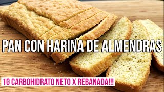 PAN CON HARINA DE ALMENDRAS PAN KETO DIETA KETO [upl. by Pillyhp]