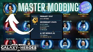 Master Level Modding on a MidGame Account Very Impressed  Roster Reviews [upl. by Kensell]