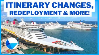 BREAKING CRUISE NEWS Disney Updates Deployment Change Propulsion Issues Itinerary Changes amp MORE [upl. by Spratt]