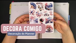 Plan With Me  Planejamento Mensal e semanal  Decoração da semana no Planner [upl. by Analise111]