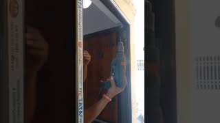 Aluminum door installation [upl. by Kassandra573]