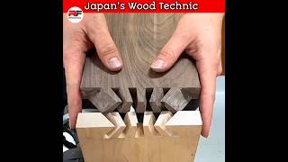 জাপান যেভাবে furniture বানায়  Japans Wood House Made By This Technic wood working art skill short [upl. by Namreh]