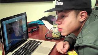 New Boyz Video Chatting With Fans on Skype [upl. by Neelloc]