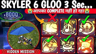 Gloo No More Hedden Mission Achievement  Skyler mission nahin hora hai 6 gloowall 3 sec skyler [upl. by Frayda336]