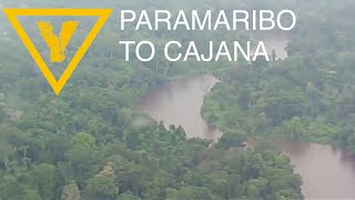 Bush piloting Paramaribo to Kajana  Cajana  Suriname rainforest [upl. by Ratep325]