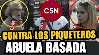 💥ABUELA BASADA CONTRA LOS PIQUETEROS💥 KRISTINA VETO EL 82 MOVIL Y NADIE DIJO NADA💥 [upl. by Sitsuj388]