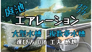 【大型エアレーション完全攻略】パワー選択の考え方と分岐数 池掃除と補修工事 [upl. by Eilerua]