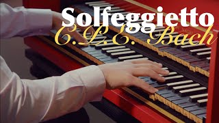 Solfeggietto on Harpsichord  CPE BACH [upl. by Notlad]