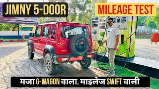 2023 Maruti Suzuki Jimny 5Door Mileage Test  Mini GWagon With Swift’s Mileage [upl. by Zalea]