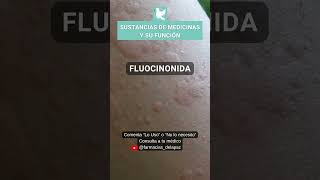 94 Fluocinodina  Sustancias activas en medicinas y sus indicaciones PLM medicamentos farmacia [upl. by Grani]