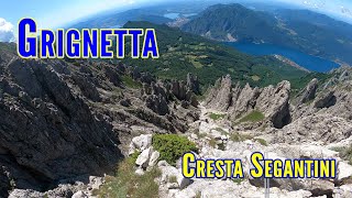 Cresta Segantini  Grignetta  La Via Più Bella [upl. by Cimbura]