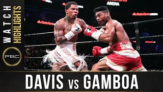 Davis vs Gamboa HIGHLIGHTS December 28 2019  PBC on Showtime [upl. by Lazaro]