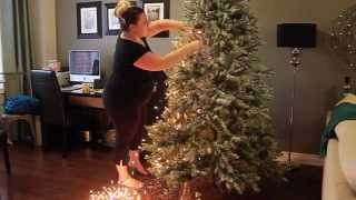 How to Light Your Christmas Tree the EASY Way [upl. by Ecirtel]