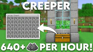 NEW 121 CREEPER GUNPOWDER Farm in Minecraft Bedrock Windows10MCPENintendo SwitchPS4Xbox [upl. by Jenette]