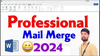 Mail Merge in Hindi Step By Step  MS Word Mail Merge [upl. by Niven]