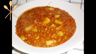 Lentejas con Chorizo y Patatas La Receta Fácil de mi Abuela [upl. by Llenrod63]