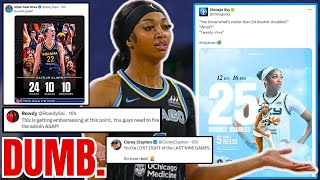 Chicago Sky DECIMATED for Angel Reese POST after 7 Game LOSING STREAK w Caitlin Clark BALLING WNBA [upl. by Ivy]