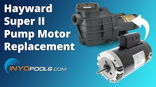 How to Replace a Hayward Super II Pool Pump Motor [upl. by Emyaj]