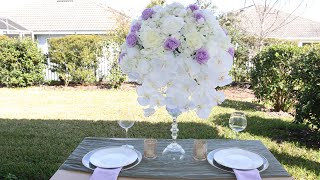 New How To Make A 9 Vase Luxurious Wedding Centerpiece With Artificial Flowers [upl. by Yllop]