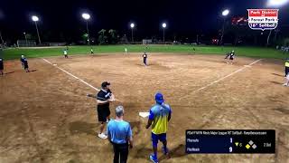 Pharoahs vs Flashback  652024  Park District of Forest Park Mens Major League 16quot Softball [upl. by Arramas]