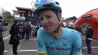 Jakob Fuglsang  Interview at the start  La Flèche wallonne 2019 [upl. by Blase]