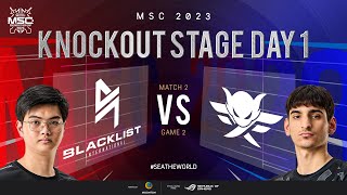 EN MSC Knockout Stage Day 1  FIRE FLUX IMPUNITY VS BLACKLIST INTERNATIONAL  Game 2 [upl. by Kimura240]